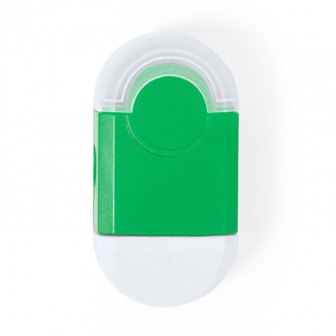 TAILLE CRAYON AVEC GOMME PERSONNALISABLE 'MOLLY' - vert