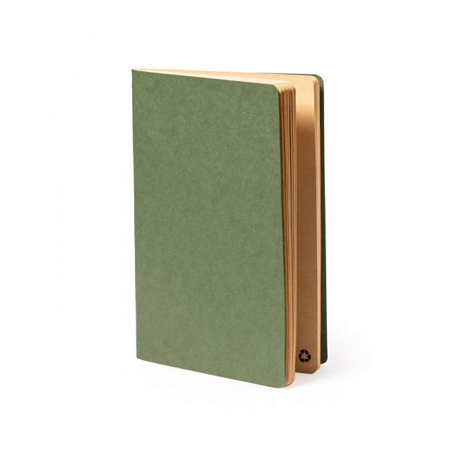 CARNET A5 NON LIGNE PERSONNALISE 'ISIS COLOR' - vert