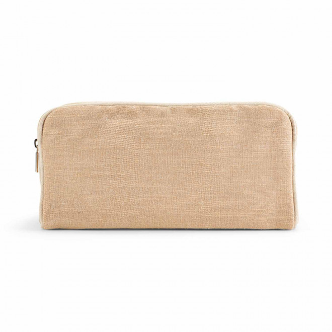 TROUSSE DE TOILETTE JUCO PERSONNALISABLE 'JAÏA' - naturel