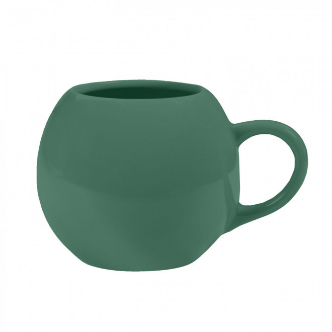 MUG CERAMIQUE MIE 420ML PERSONNALISABLE 'MODLY' - vert foncé