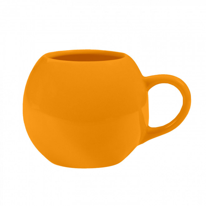 MUG CERAMIQUE MIE 420ML PERSONNALISABLE 'MODLY' - abricot