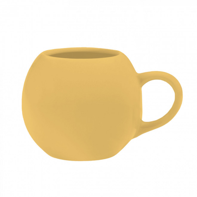 MUG CERAMIQUE MIE 420ML PERSONNALISABLE 'MODLY' - jaune mat