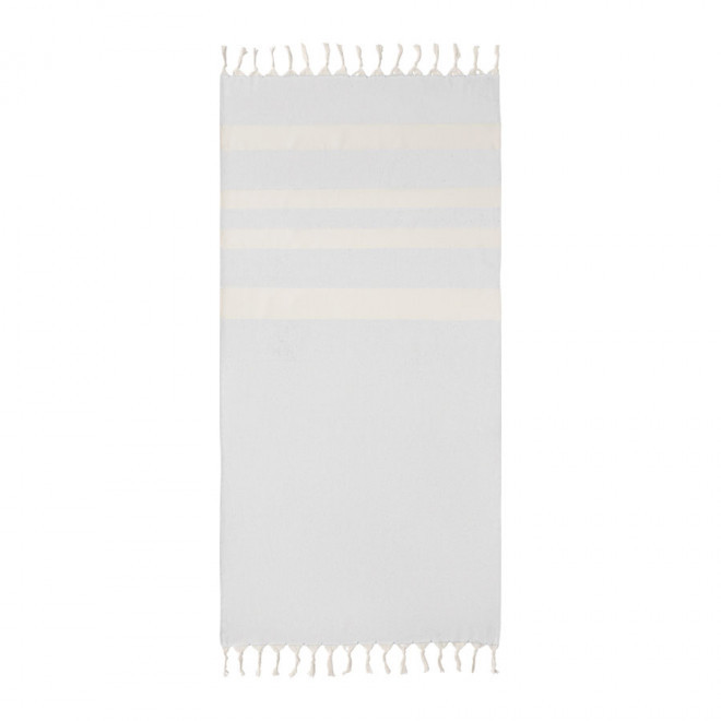FOUTA PERSONNALISÉE 'HORTENSE 140'  - gris
