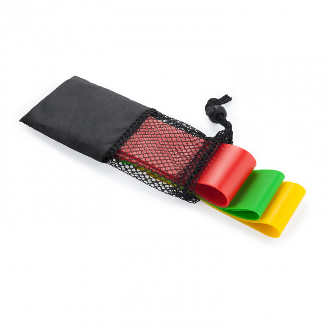 PACK BANDES ELASTIQUE PERSONNALISABLE 'RESISTA' - noir