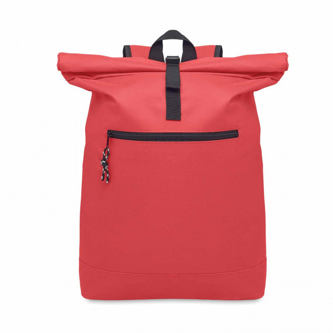 SAC A DOS ORDINATEUR 15" PERSONNALISABLE 'MIKELE' - rouge