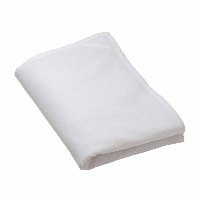 TORCHON COTON RECYCLE PERSONNALISE 180GR/M2 'TORCHOU' - blanc