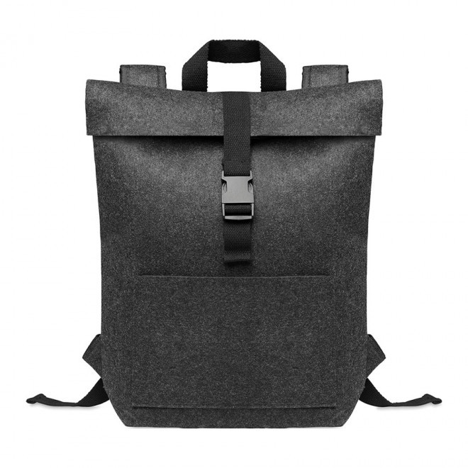 SAC À DOS ORDINATEUR PERSONNALISABLE 'MAISU' - gris foncé