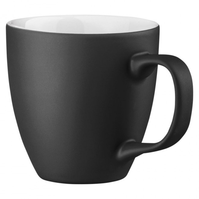 MUG PERSONNALISÉ EN PORCELAINE 450ML 'CORTADO' - noir
