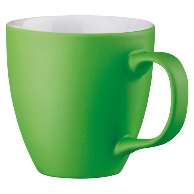 MUG PERSONNALISÉ EN PORCELAINE 450ML 'CORTADO' - vert clair