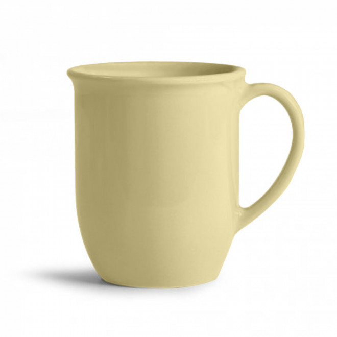 MUG CERAMIQUE MIE 350ML PERSONNALISABLE 'PAULA' - jaune pâle