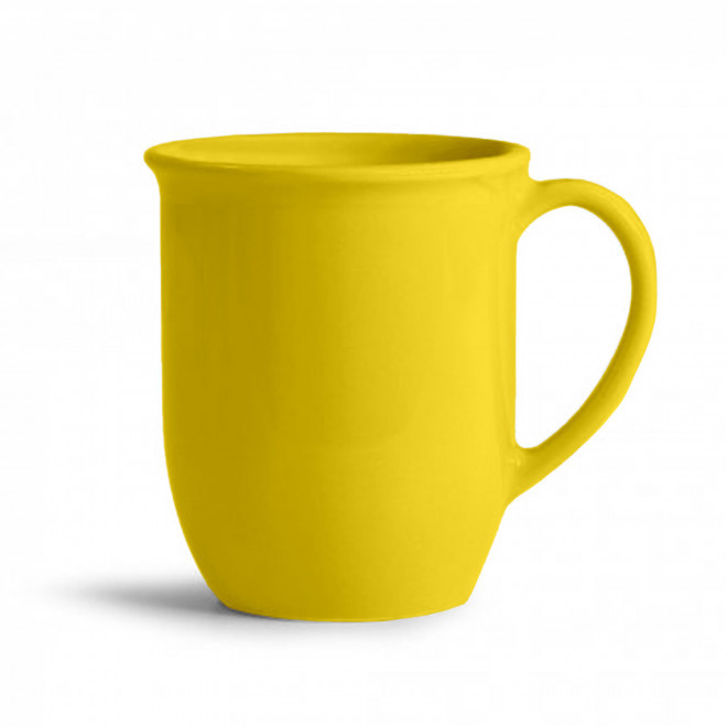 MUG CERAMIQUE MIE 350ML PERSONNALISABLE 'PAULA' - jaune