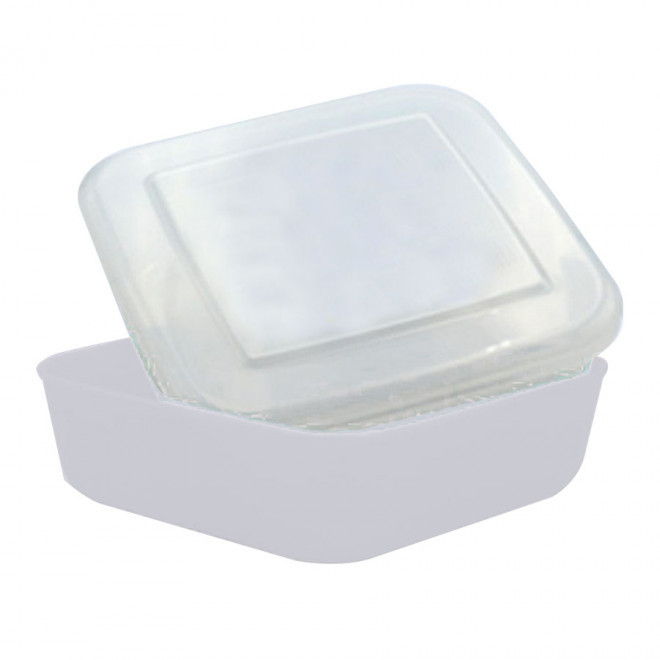 LUNCH BOX PERSONNALISABLE 'CASETA' - transparent givré