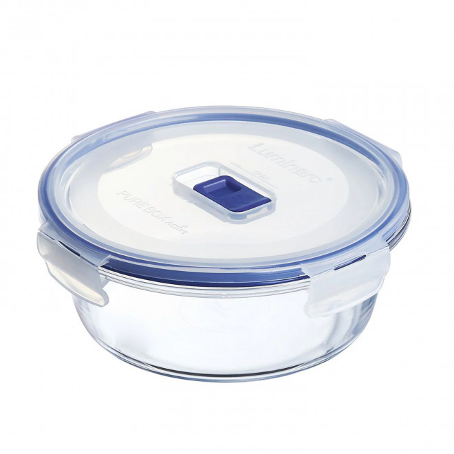 LUNCH BOX EN VERRE LUMINARC 920ML PERSONNALISABLE 'PURE BOX ACTIVE' - transparent