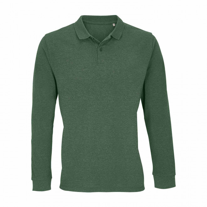 POLO MIXTE BIO COULEUR PERSONNALISABLE 'PLANET LSL' - vert bouteille