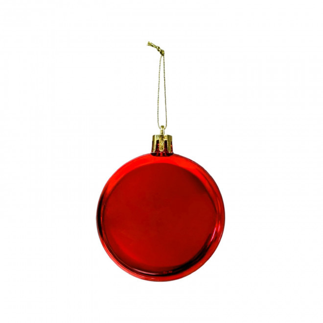 BOULE DE NOEL PERSONNALISABLE 'LILY' - rouge