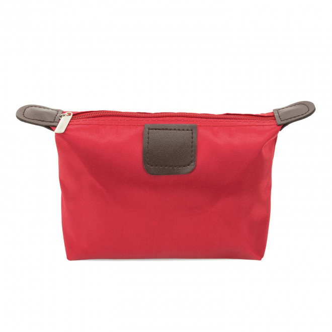 TROUSSE DE TOILETTE PERSONNALISABLE 'ANISSA' - rouge