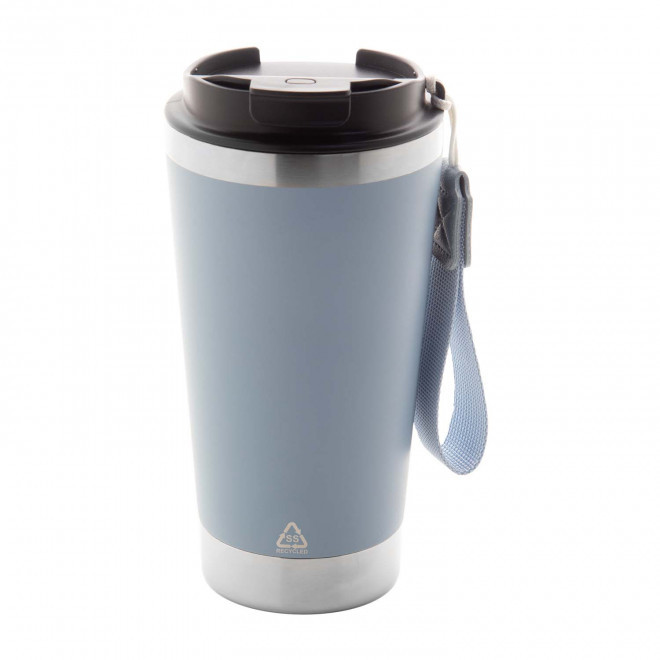 MUG ISOTHERME AVEC DRAGONNE 430ML 'PASTILO' - bleu