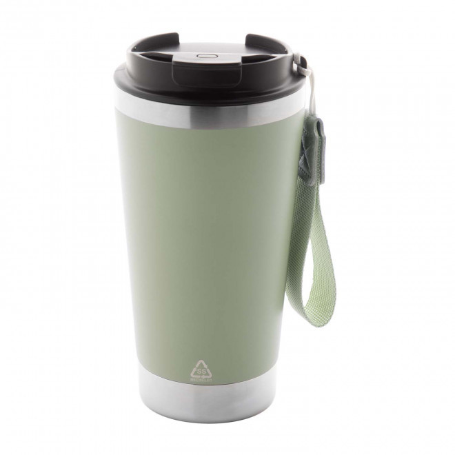 MUG ISOTHERME AVEC DRAGONNE 430ML 'PASTILO' - vert