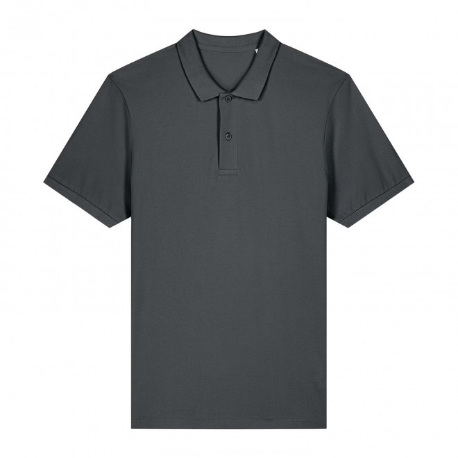 POLO HOMME COULEUR PERSONNALISABLE 'COASTER' - gris anthracite
