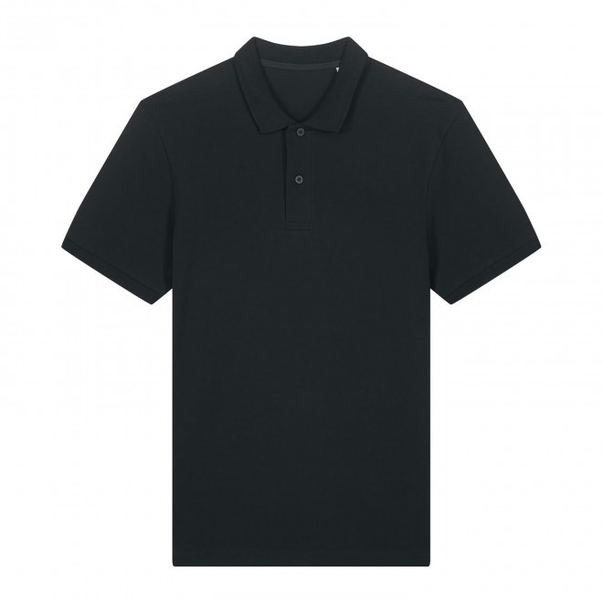 POLO HOMME COULEUR PERSONNALISABLE 'COASTER' - noir