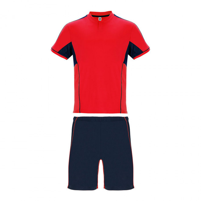 ENSEMBLE DE SPORT PUBLICITAIRE MIXTE 'EQUIPO' - rouge/marine