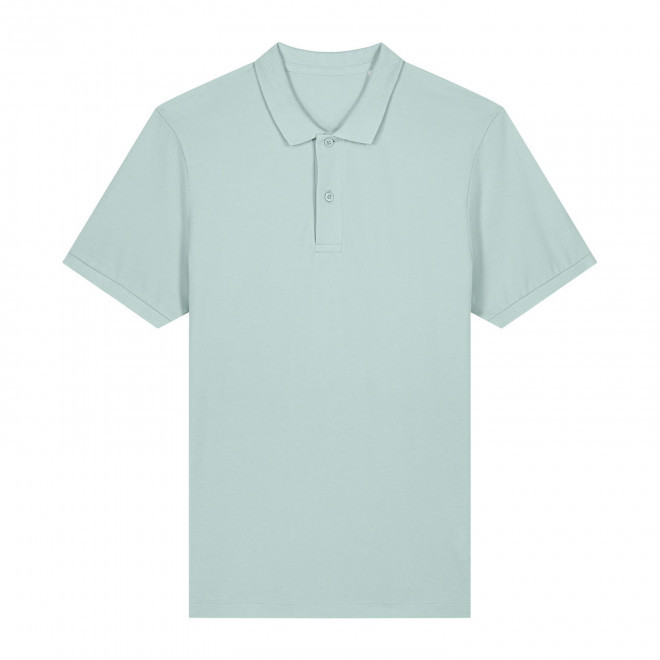POLO HOMME COULEUR PERSONNALISABLE 'COASTER' - bleu clair