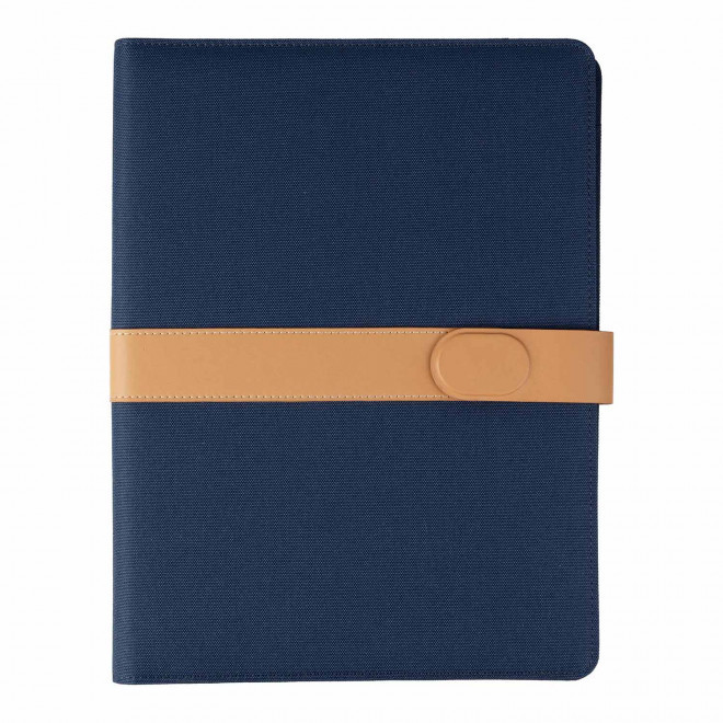 CONFERENCIER A4 PERSONNALISABLE 'BOSSO' - bleu