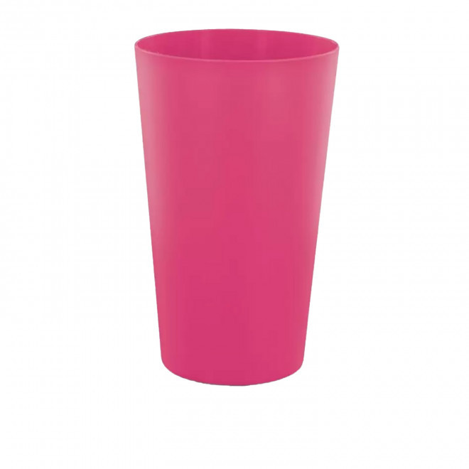 GOBELET MIF RÉUTILISABLE PERSONNALISÉ 30 CL 'CUPY' - magenta opaque