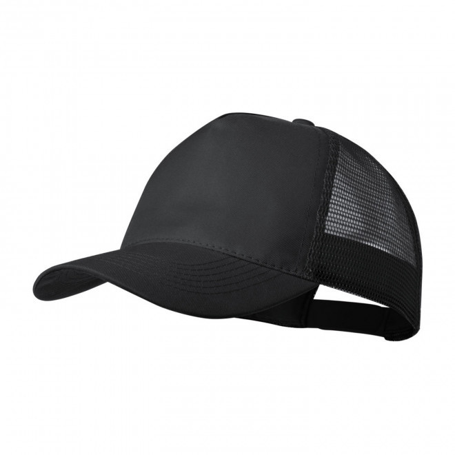CASQUETTE FILET PERSONNALISE 'ESSENTIAL MESH POLYESTER' - noir