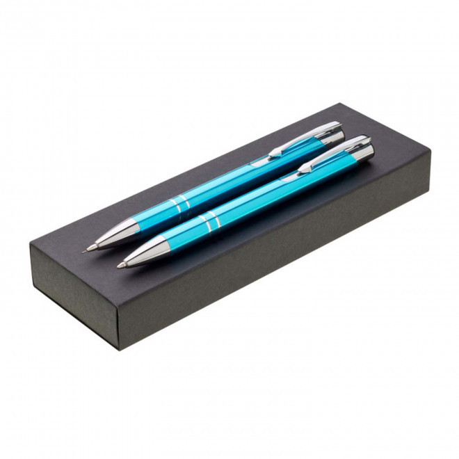 PARURE BOITE CARTON PUBLICITAIRE 'OLEG'  - turquoise