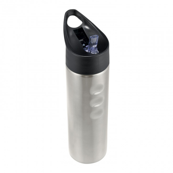 GOURDE DE SPORT PERSONNALISEE EN INOX 750ML 'XITRIE' - argenté