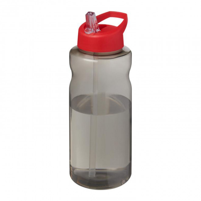 GOURDE DE SPORT PERSONNALISEE 1L 'BABIG COLOR' - gris/rouge