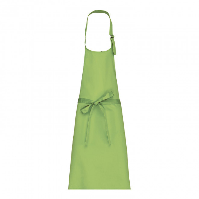 TABLIER LONG PERSONNALISE COTON 280G 'KARITAB' - citron vert
