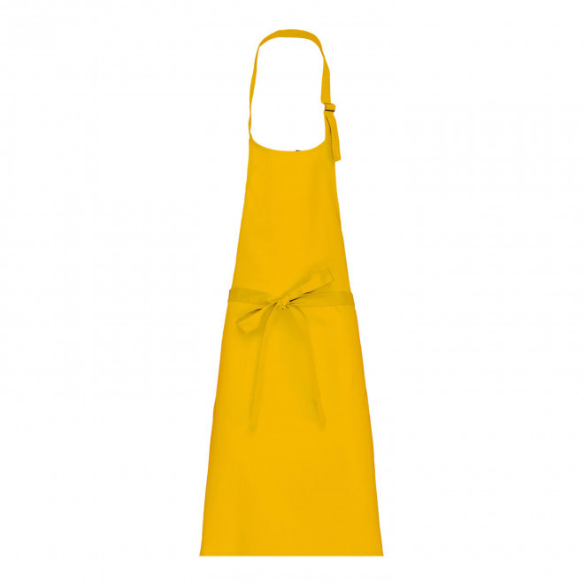 TABLIER LONG PERSONNALISE COTON 280G 'KARITAB' - jaune