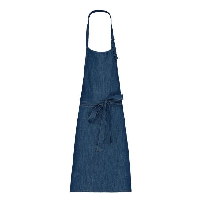 TABLIER LONG PERSONNALISE COTON 280G 'KARITAB' - denim