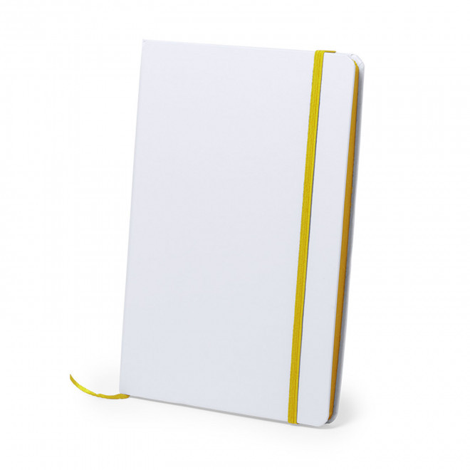 CARNET A5 PERSONNALISABLE NON LIGNE 'AURELIEN CARTON' - jaune