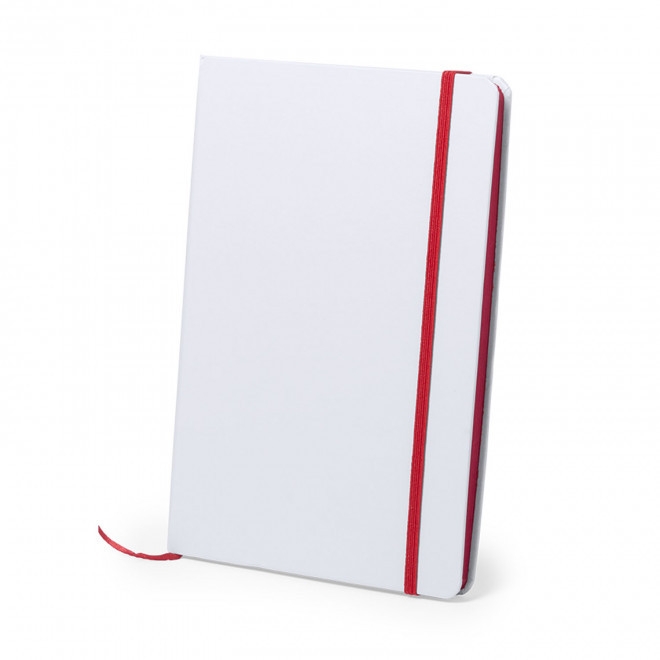 CARNET A5 PERSONNALISABLE NON LIGNE 'AURELIEN CARTON' - rouge