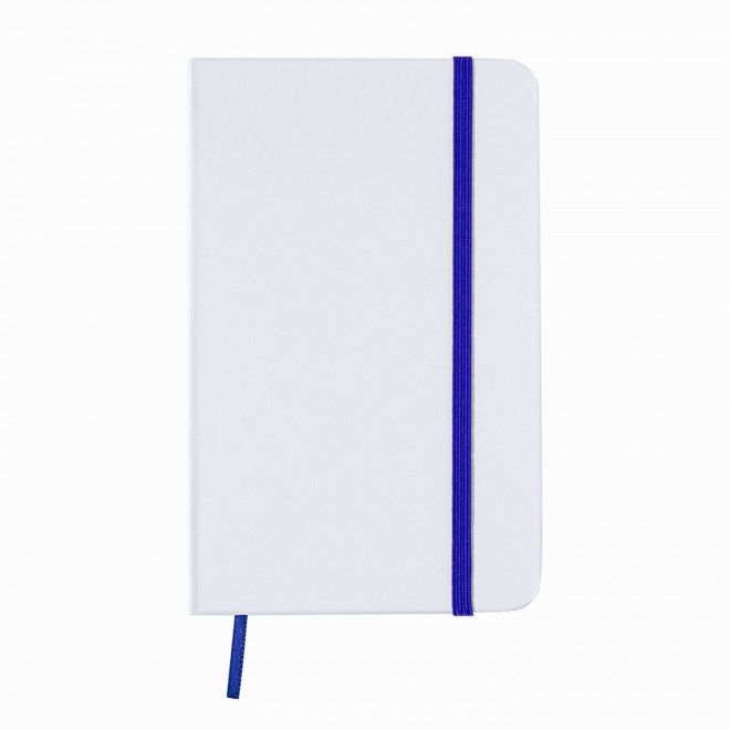 CARNET A6 PERSONNALISE NON LIGNE 'AURELIEN CARTON' - blanc/bleu