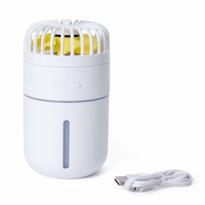 VENTILATEUR BRUMISATEUR PERSONNALISABLE 'WINT' - blanc