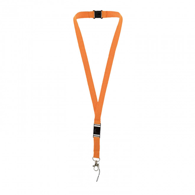 TOUR DE COU PUBLICITAIRE FERMETURE SECURITE  'CASTILLA' - orange