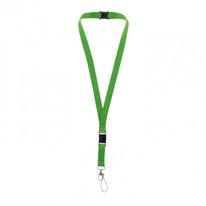 TOUR DE COU PUBLICITAIRE FERMETURE SECURITE  'CASTILLA' - vert