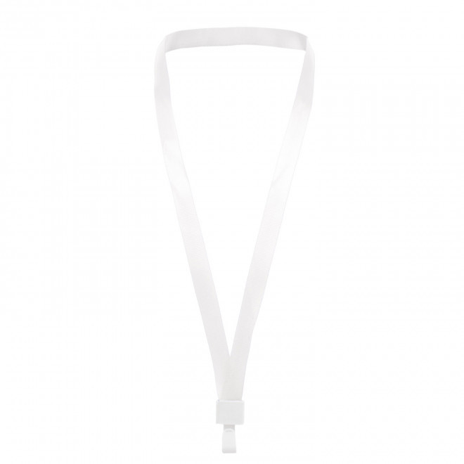 TOUR DE COU PERSONNALISE A USAGE EVENEMENTIEL 'GALFO' - blanc