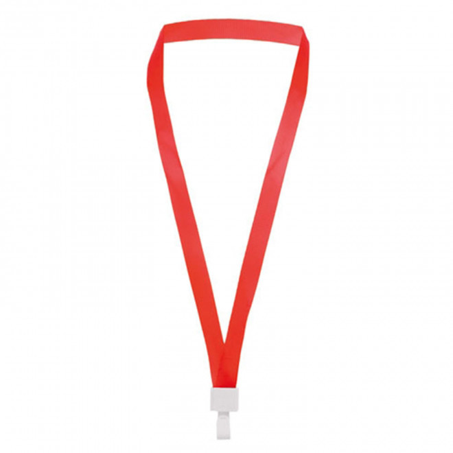 TOUR DE COU PERSONNALISE A USAGE EVENEMENTIEL 'GALFO' - rouge