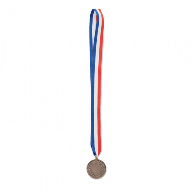 MEDAILLE EN FER PERSONNALISABLE 'GO FOR' - marron