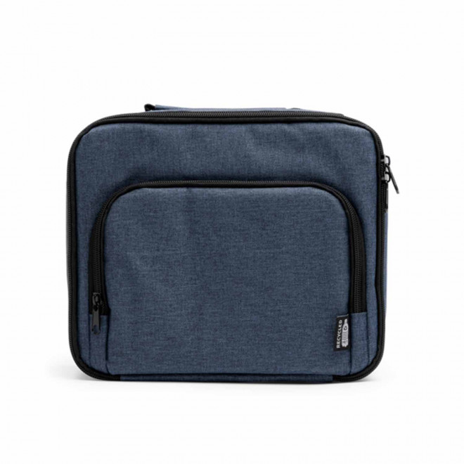 SAC ISOTHERME RPET PERSONNALISABLE 'BEVRO' - bleu chiné