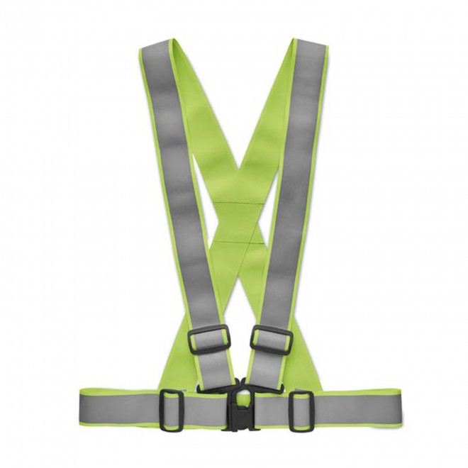 HARNAIS REFLECHISSANT 'SAFEFLUO COLOR' - vert fluo