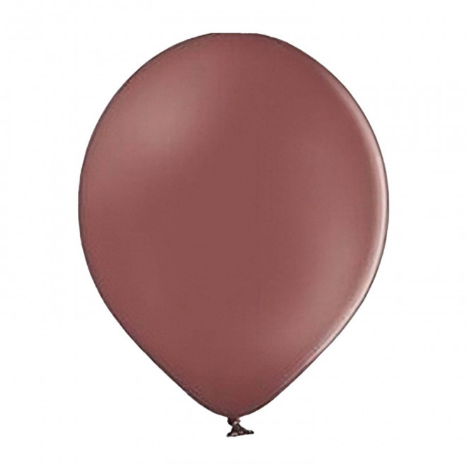 BALLON DE BAUDRUCHE PERSONNALISE ø27 CM 'LUFT QUADRI' - marron clair