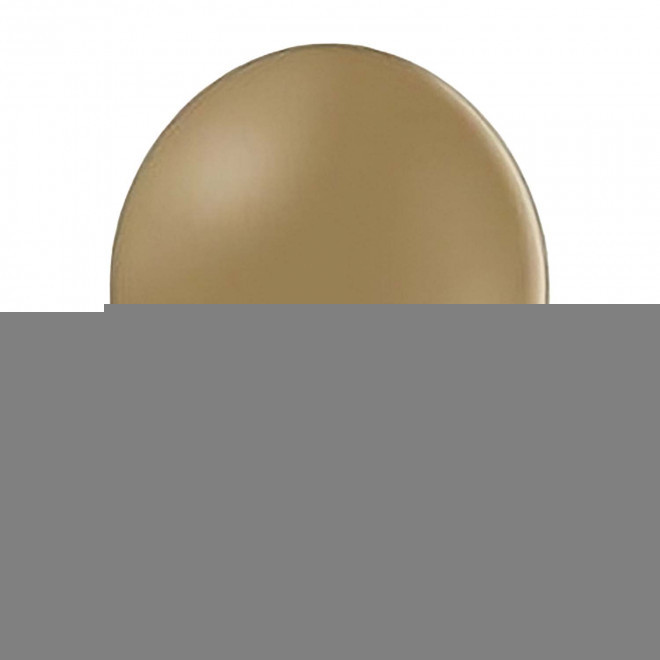 BALLON DE BAUDRUCHE PERSONNALISE ø27 CM 'LUFT QUADRI' - brun doré