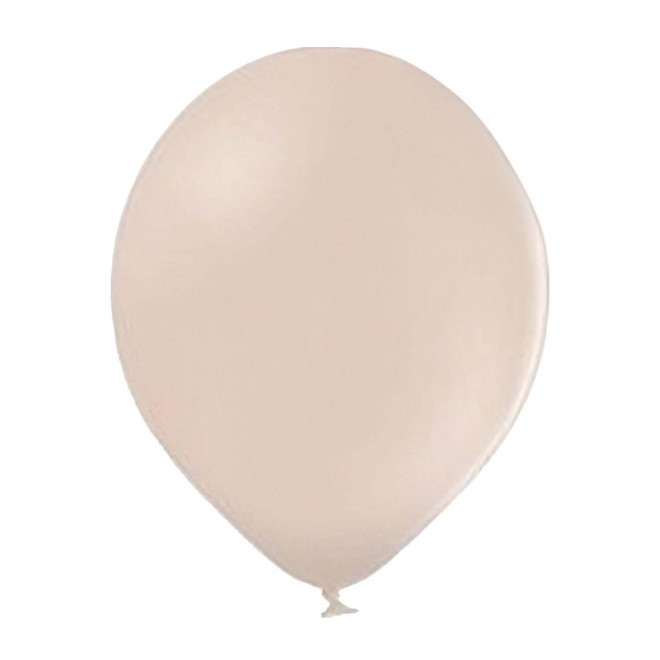 BALLON DE BAUDRUCHE PERSONNALISE ø27 CM 'LUFT QUADRI' - beige foncé