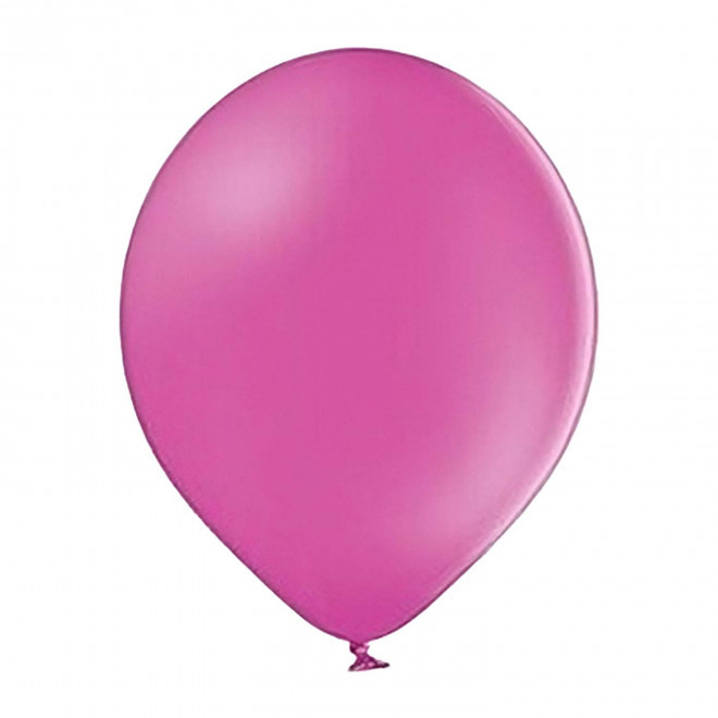 BALLON DE BAUDRUCHE PERSONNALISE ø27 CM 'LUFT QUADRI' - fuchsia